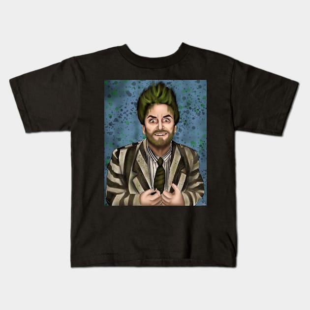 Beetlejuice Kids T-Shirt by Vallieboy_art